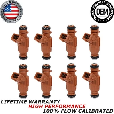 Nuevos inyectores de combustible Bosch 8x OEM para Mercedes-Benz CLK500 E500 2000-2008 5,0 L V8 Foto 1 de 4