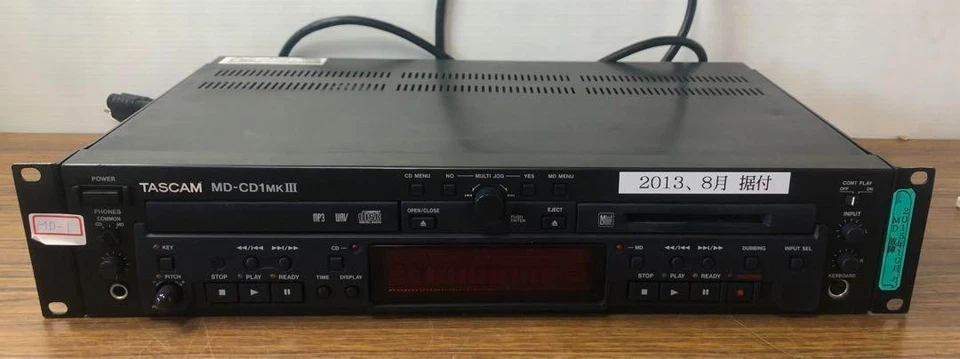 TASCAM MD-CD1MK3 MD-CD1MKIII MD Deck CD Player Operation confirmed from Japan - Image 1 of 4