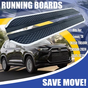 2Pcs for Lexus TX TX350 TX500h TX550h 2024 2025 2026 Side Steps Running Board - Picture 1 of 7