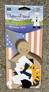 EK SUCCESS PAPERKINS COLLECTIBLE AMERICAN SERIES PAPER DOLLS "NICHOLAS NAVY" - Picture 1 of 1