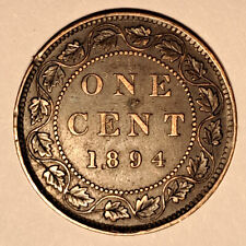 1894 Canada Large Cent Key Date Low Mintage