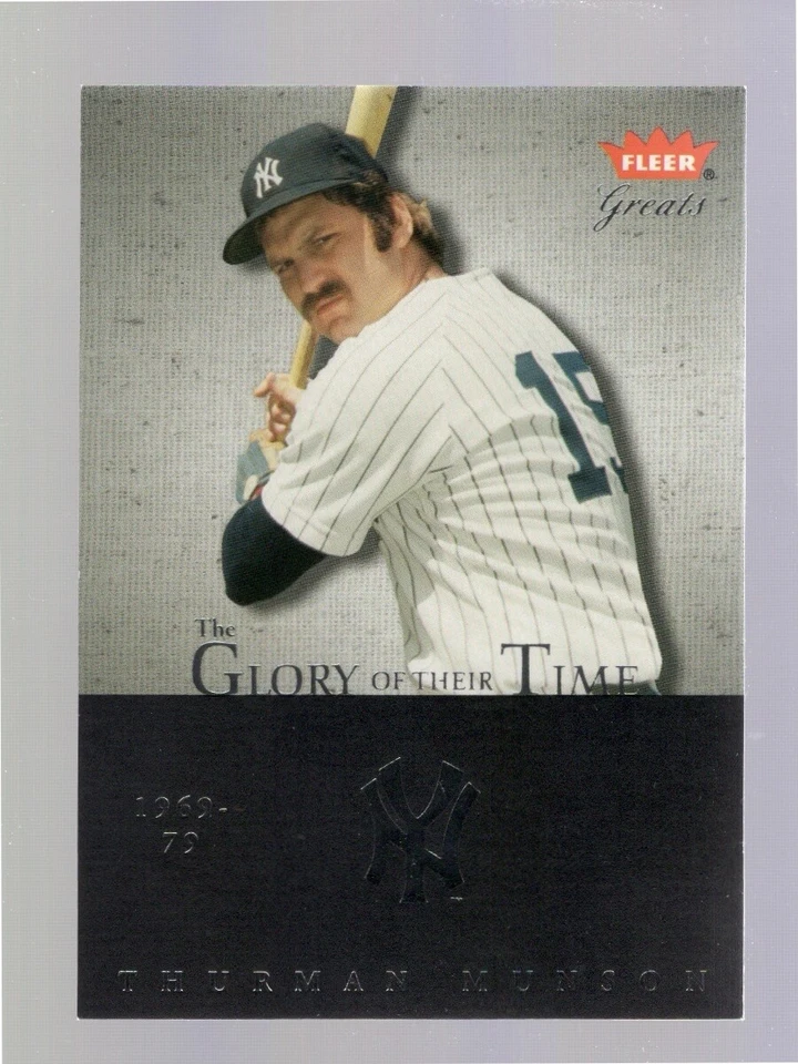 2004 Fleer Greats Glory of Their Time #29 Thurman Munson.  1467/1977 - Image 1 of 2