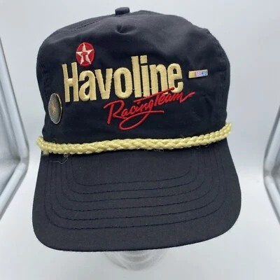 Gorra de béisbol negra Havoline Racing Team gorra a presión con prendedor Winston y Nascar 90 Foto 1 de 4