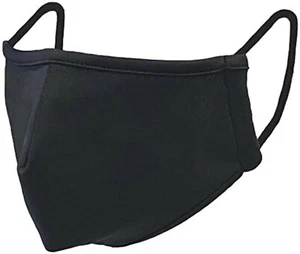 Face Mask Covering Washable Reusable Virus Protection Cotton Black Unisex Mask - Picture 1 of 1