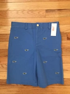 NWT Vineyard Vines Shorts Boys Whale Embroidered Breaker Blue Shorts $59.50 B5  - Picture 1 of 2