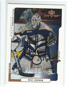 Mike Dunham Signed 2000/01 Upper Deck MVP Card #101 - Picture 1 of 1