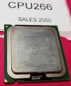 CPU266 - Intel Celeron D SL7TU LGA775 CPU Processor 2.53 GHz - Used - Picture 1 of 2