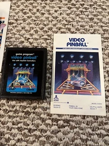 Video Pinball Atari 2600 WITH Instructions UNTESTED - Picture 1 of 8