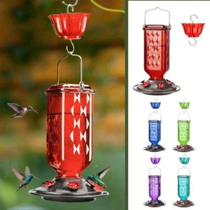 Kingsyard Garden Hanging Plastic Bird Feeder 6 Power Port - Picture 1 of 23