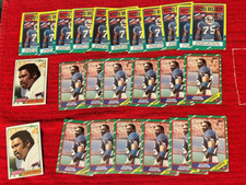 77 Cards 1981 84 86 Topps -12 Jim Burt, 17 Kelley, 23 Van Pelt, 25 George Martin