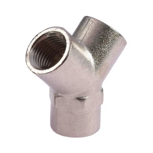 Accesorios de pieza de latón niquelado ITV igual a Y con entrada hembra hilos BSP - Imagen 1 de 1