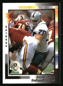 Scott Davis 1992 Wild Card #101  Football Card