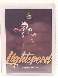 Cam Newton 2019 Luminance Football - Lightspeed Insert - Carolina Panthers - Picture 1 of 2