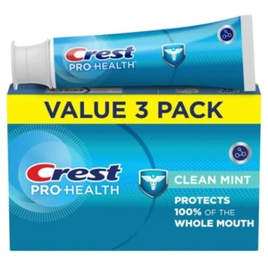 Crest Pro-Health Clean Mint Toothpaste (4.3oz) Triple Pack - Picture 1 of 10