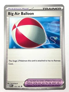 Big Air Balloon 155/165 Uncommon Scarlet & Violet 151 Pokemon - Near Mint NM - Picture 1 of 4