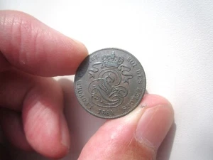 BÉLGICA 1864 2 CÉNTIMOS - Imagen 1 de 2
