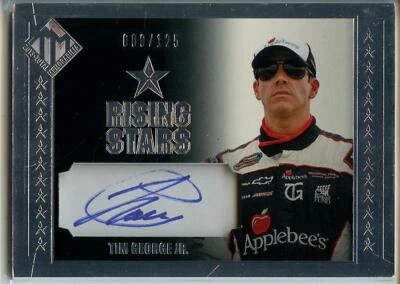 2013 Press Pass Total Memorabilia NASCAR Rising Stars AUTO Tim George Jr #8/125 - Image 1 of 2