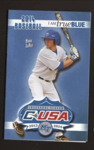 2014 Middle Tennessee State Blue Raiders Baseball Magnet Spielplan Aufstieg FCU - Bild 1 von 2