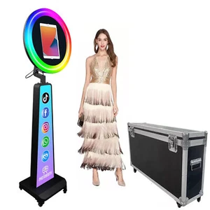 6 in 1 iPad Photo Booth Photobooth Ständer Schale mit FlightCase für 10,2 ~ 13 Zoll iPad - Bild 1 von 11