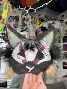 Therian Zombie-Like Cat Mask For Quads  High quality. With A lot Of Extras - Picture 1 of 9
