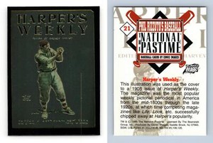 Harper's Weekly #21 Phil Rizzuto's Baseball 1995 Comic Images Trading Card