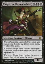 Magic the Gathering MTG Phage the Untouchable (166) Tenth Edition   MP