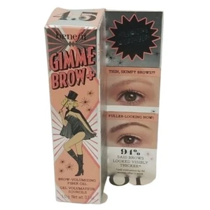 Benefit Cosmetics Gimme Brow+ Brow Volumizing Fiber Gel 4.5 Neutral Deep Brown - Picture 1 of 2