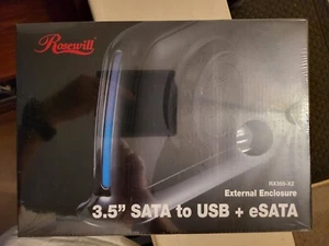 3.5" SATA to eSATA+USB2.0 external enclosure - Picture 1 of 4
