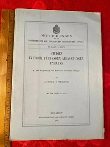 Studien in Erdol Fuhrenden Ablagerungen Ungarns: I. Die Umgebung von Zsibo im Co - Picture 1 of 1