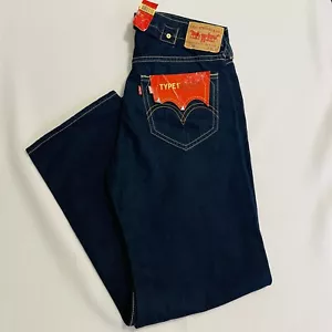 Levis 902 Blue Denim Jeans Vintage 36x34 New With Tags Y2K - Picture 1 of 10