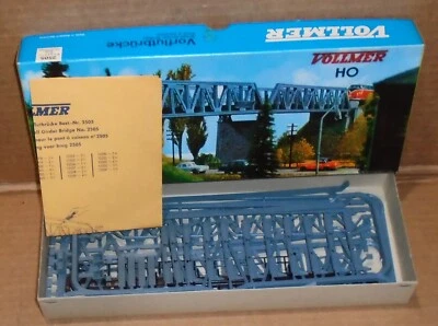 : Vollmer HO Gauge Structures ... "Small Girder Bridge" Boxed #5505 - Image 1 of 4