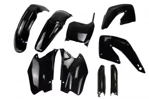 KIT PLASTICA COMPLETO NERO PER HONDA CR 125 (2000-01) - CR 250 (2000-01) - Foto 1 di 1