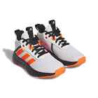 Big Boys Adidas Own The Game 2.0 K Basketball Shoes Size 5 White/Black/Orange
