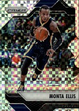 2016-17 Panini Prizm Prizms Starburst Pacers Basketball Card #183 Monta Ellis 