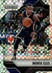 2016-17 Panini Prizm Prizms Starburst Pacers Basketball Card #183 Monta Ellis 