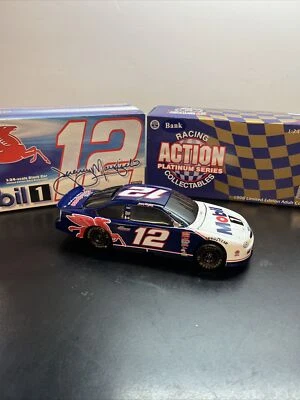 1:24 Stock Car Bank MOBIL Jeremy Mayfield #12 1998 Ford Taurus MINT Action D6 - Image 1 of 4