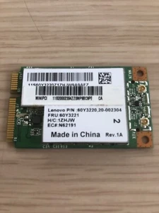 IBM/LENOVO FRU 60Y3221,LAPTOP WIFI, QDS-BRCM1028, 4324A-BRCM1028/BOX45-DT - Picture 1 of 4