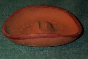 Motel Cortez Sombrero Ashtray Ensenada Baja Mexico Vintage Terra Cotta Pottery - Imagen 1 de 3