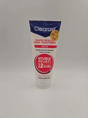 Clearasil Rapid Rescue Deep Treatment Wash Normal to Oily Skin 6.78 fl oz NEW - Image 1 of 2