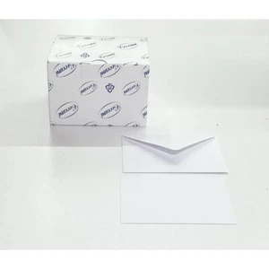 Conf. 100 Biglietti con busta BIANCO F.TO 4 10.5x6.8 cm 1DVN - Foto 1 di 1