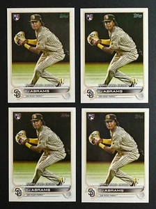 CJ Abrams 2022 Topps Update Rookie Debut Card RC Lot of 4 San Diego Padres - Picture 1 of 2