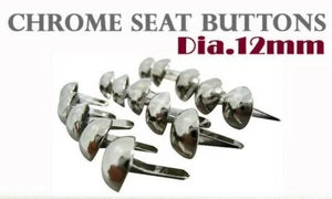 [SC] HONDA CL350 SL350 CL360 CHROME SEAT BUTTON 100PCS #3  - Picture 1 of 7