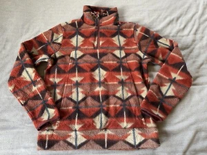 Billabong Trail Fleece Pullover Sweatshirt 1/4 Zip Herren S Tribal Muster Surf - Bild 1 von 18