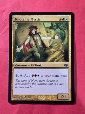 2009 Magic The Gathering Conflux #114 Knotvine Mystic, UC, NF, cd4 - Image 1 of 3