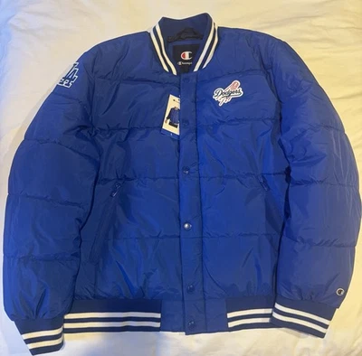 LA Dodger - Chaqueta acolchada Champion para hombre - Grande - Totalmente nueva Foto 1 de 4