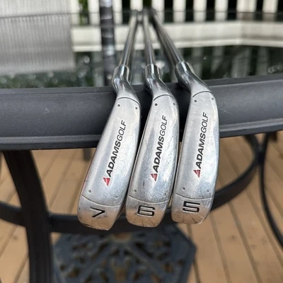 ADAMSGOLF IDEA a2 Iron Set 5,6,7, Graphite Flex EUC - Image 1 of 4