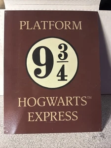 **NEU** Harry Potter Hogwarts Schnellzug Bahnsteig 9 3/4 Blechschild 12 1/2"x 16" - Bild 1 von 2