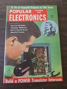 vintage popular electronics magazine / 1957 October - Picture 1 of 3