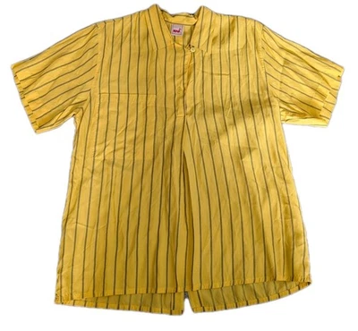 Camisa Pullover De Colección Mondi Para Mujer Botón Trasero Cuello Lazo Rayas con Alemania 36 Foto 1 de 4