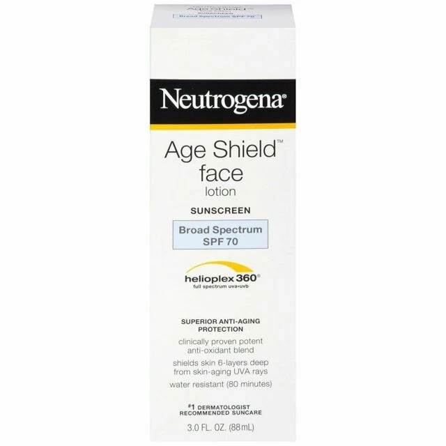 Neutrogena Age Shield Face Lotion, 3oz - 2 Pack